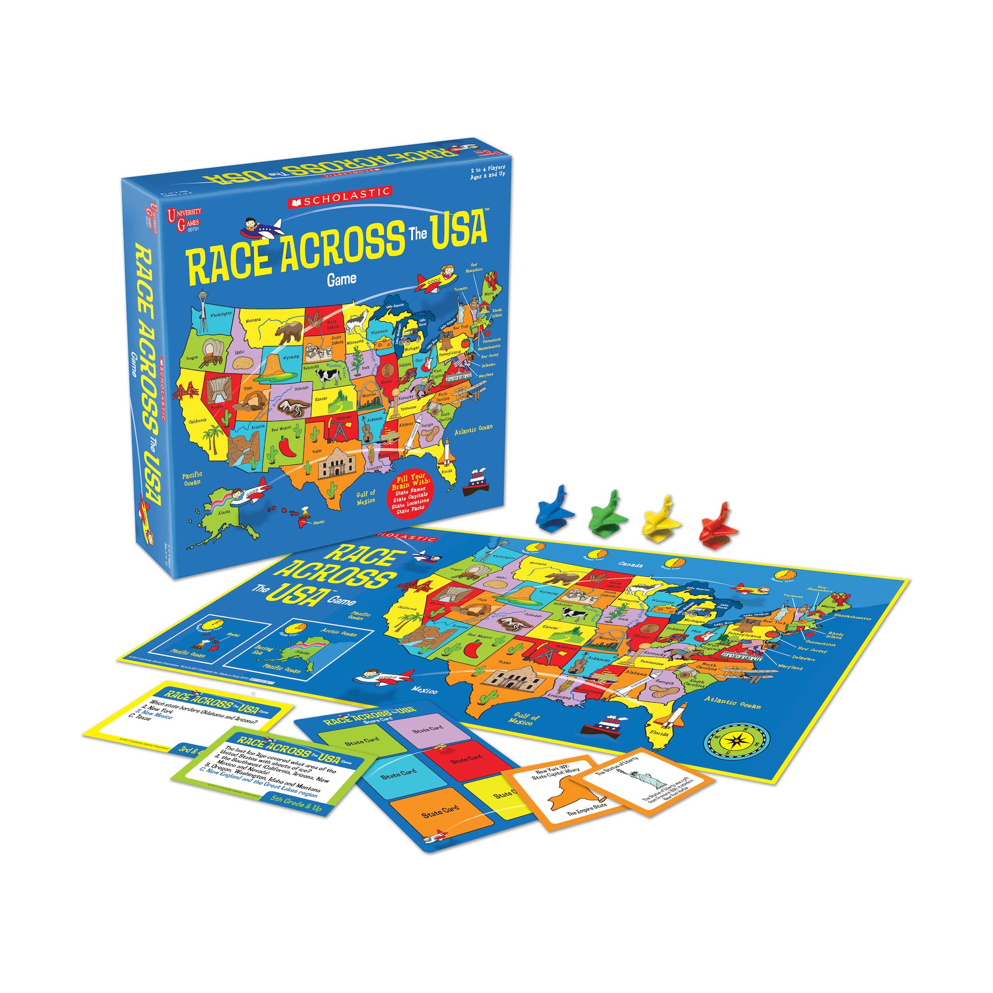 Scholastic Race Across the USA™ Game